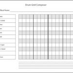 Download Drum Grid Composer PDF Worksheet