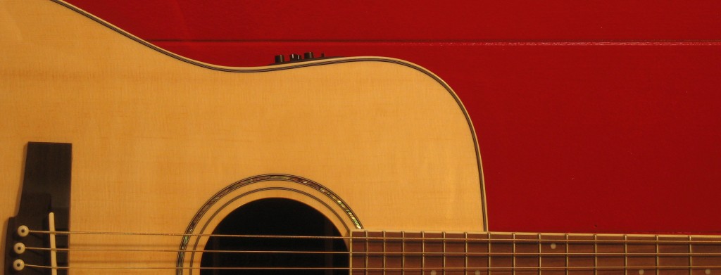 Red Guitar Build Songs songwriting tools